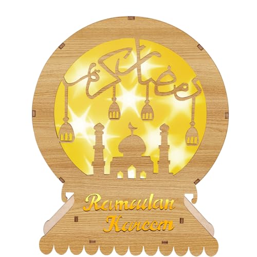 Jadyon Ramadan Deko Laterne, Ramadan Dekoration Lampe, Eid Mubarak Laterne Mond Stern Dekoration, Muslimische Deko Lampe, Ramadan Laterne Für Schlafzimmer Tisch Deko, Ramadan Geschenke. von Jadyon