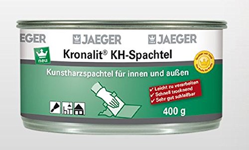 Jaeger Kronalit Kunstharzspachtel für Holz und Metall, weiss (400) von Jaeger