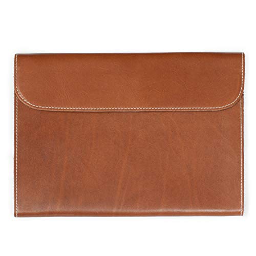 Jahn-Tasche â€“ A4 Dokumentenmappe/Dokumententasche, aus Anilin-Leder, Cognac-Braun, Modell 1042-anilin von Jahn-Tasche