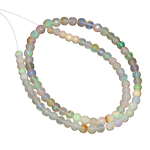 AAA+ Ethiopischer Welo Feueropal, glatte Briolette-Perlen, natürlicher äthiopischer Feueropal-Edelstein, lose Tropfen für Schmuck, 15,2 cm Strang von Jaipur Gems Mart