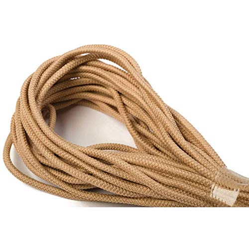 Jajasio 10 m Gummikordel 3mm, Elastische Kordel Auswahl aus 37 Farben Gummischnur Elastische Kordel/Farbe: 04 - khaki von Jajasio