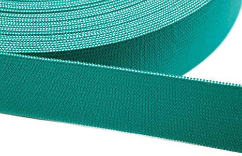 Jajasio 12 Meter Gummiband zum Nähen in 20 Farben elastische Band für Kleid Rock Hosen 14 - aquamarin 20mm von Jajasio