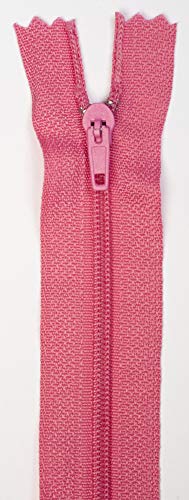 Jajasio 3 STK. Reißverschlüsse Nicht teilbar 3mm Spirale in 39 Farben pink 50cm Nicht teilbarer Reißverschluss von Jajasio
