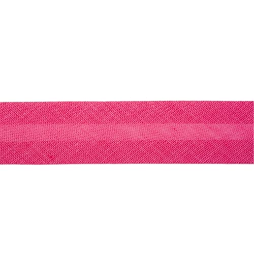 Jajasio Baumwoll Schrägband 19mm breit in 24 Farben, Einfassband Baumwolle Nahtband 13 ? Himbeere Jajasio Baumwoll Schrägband 19mm breit in 24 Farben, Einfassband Baumwolle Nahtband 13 ? Himbeere von Jajasio