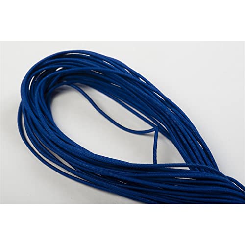 Jajasio Elastische Kordeln/Hutgummi 1mm dick in 19 Farben 14 / Royalblau 10 m von Jajasio