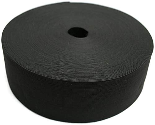 Jajasio Gummiband schwarz 60mm 1 Meter, Elastisches Band für Nähen von Jajasio
