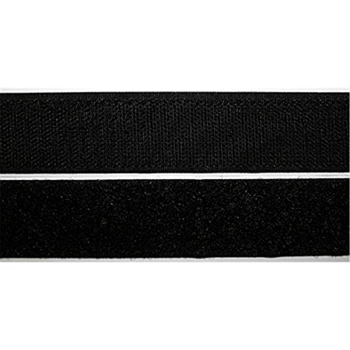 Jajasio Klettband selbstklebend Extra Stark, 20mm, schwarz #12 10 Meter, selbstklebendes Klettband von Jajasio