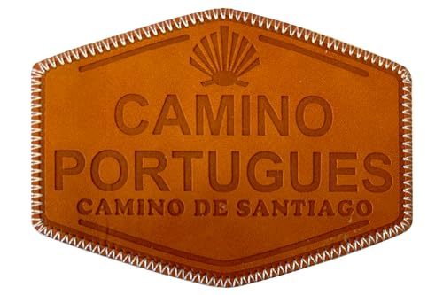 Aufnäher/Aufbügler Camino Portugues aus Kunstleder von Jakobsweg [Bewahrer]