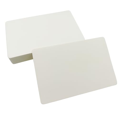 50 Blätter Kraftpapier Karten 10 x 15cm 350g/m², Blanko Papier Karten zum Selbstgestalten, A6 Karteikarten Moderationskarten Weiß für DIY Grußkarten Postkarten Einladungen Bastelprojekte von Jalach