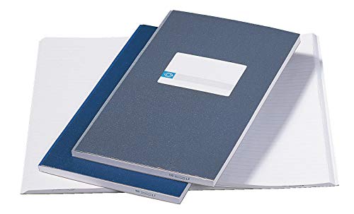 Jalema 2101225600 Notizbuch, geleimt 210 x 165 mm, 288 Seiten, blau, 5er Packung von Djois