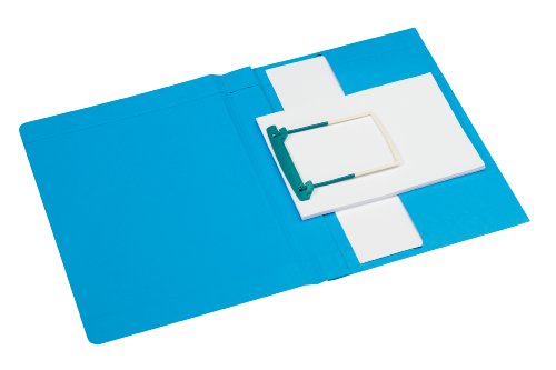 Jalema 3106302 Secolor Clipexmappe Plus A4, Karton, C2C Clipheftung für Langzeitarchivierung, 10er Packung, blau von Djois