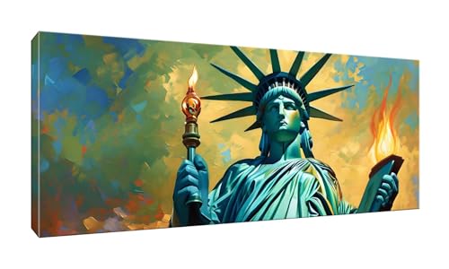 100x250cm 5D Diamond Painting Erwachsene Groß Diamond Painting Freiheitsstatue Diamant painting Kinder Stickerei Kunst Malerei Nach Zahlen Kits Diamond Painting Set für Wanddekoration zu Hause G-995 von Jalican