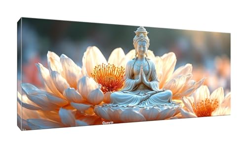 100x250cm 5D Diamond Painting Erwachsene Groß Diamond Painting Guanyin Bodhisattva Diamant painting Stickerei Kunst Malerei Nach Zahlen Kits Diamond Painting Set für Wanddekoration zu Hause G-234 von Jalican