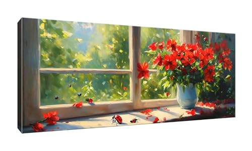 100x250cm 5D Diamond Painting Erwachsene Groß XXL Diamond Painting Blumen Vase Diamant painting Kinder Stickerei Kunst Malerei Nach Zahlen Kits Diamond Painting Set für Wanddekoration zu Hause G-342 von Jalican