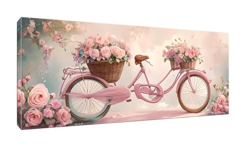 100x250cm 5D Diamond Painting Erwachsene Groß XXL Diamond Painting Fahrrad Blumen Diamant painting Kinder Stickerei Kunst Malerei Nach Zahlen Kits Diamond Painting Set für Wanddekoration zu Hause G994 von Jalican