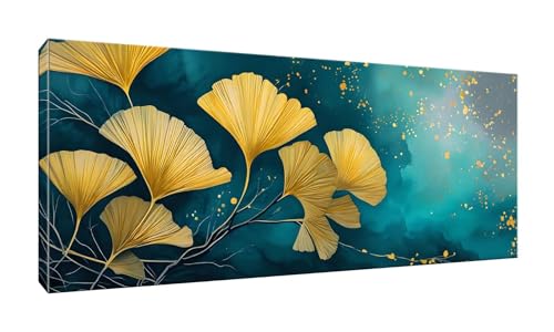 100x250cm 5D Diamond Painting Erwachsene Groß XXL Diamond Painting Ginkgo Blatt Diamant painting Kinder Stickerei Kunst Malerei Nach Zahlen Kits Diamond Painting Set für Wanddekoration zu Hause G-930 von Jalican