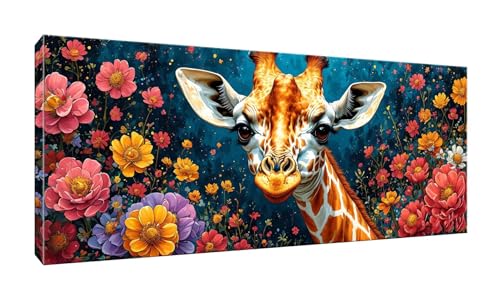 100x250cm 5D Diamond Painting Erwachsene Groß XXL Diamond Painting Giraffe Diamant painting Kinder Stickerei Kunst Malerei Nach Zahlen Kits Diamond Painting Set für Wanddekoration zu Hause G-982 von Jalican