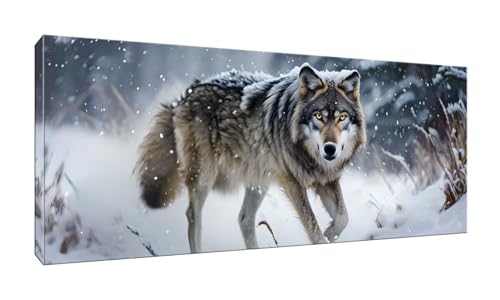 100x250cm 5D Diamond Painting Erwachsene Groß XXL Diamond Painting Grauer Wolf Diamant painting Kinder Stickerei Kunst Malerei Nach Zahlen Kits Diamond Painting Set für Wanddekoration zu Hause G-388 von Jalican