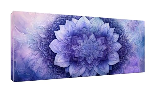 100x250cm 5D Diamond Painting Erwachsene Groß XXL Diamond Painting Lila Mandala Diamant painting Kinder Stickerei Kunst Malerei Nach Zahlen Kits Diamond Painting Set für Wanddekoration zu Hause G-990 von Jalican