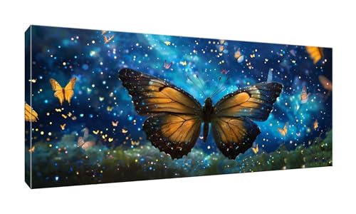 100x250cm 5D Diamond Painting Erwachsene Groß XXL Diamond Painting Schmetterling Diamant painting Kinder Stickerei Kunst Malerei Nach Zahlen Kits Diamond Painting Set für Wanddekoration zu Hause G-326 von Jalican