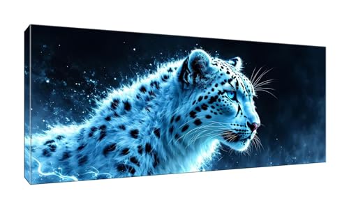 100x250cm 5D Diamond Painting Erwachsene Groß XXL Diamond Painting Schneeleopard Diamant painting Kinder Stickerei Kunst Malerei Nach Zahlen Kits Diamond Painting Set für Wanddekoration zu Hause G-901 von Jalican