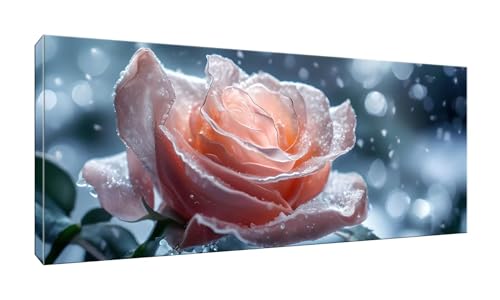 100x250cm 5D Diamond Painting Erwachsene Groß XXL Diamond Painting Schneerose Diamant painting Kinder Stickerei Kunst Malerei Nach Zahlen Kits Diamond Painting Set für Wanddekoration zu Hause G-908 von Jalican