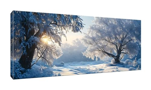 100x250cm 5D Diamond Painting Erwachsene Groß XXL Diamond Painting Schneeszene Diamant painting Kinder Stickerei Kunst Malerei Nach Zahlen Kits Diamond Painting Set für Wanddekoration zu Hause G-902 von Jalican