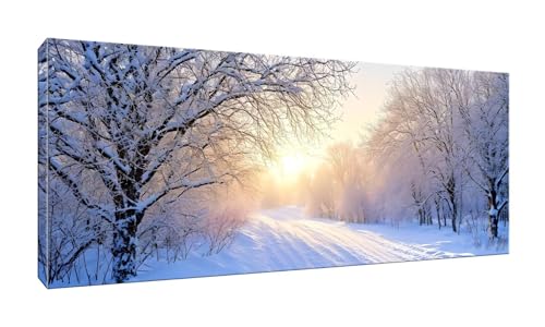 100x250cm 5D Diamond Painting Erwachsene Groß XXL Diamond Painting Schneeszene Diamant painting Kinder Stickerei Kunst Malerei Nach Zahlen Kits Diamond Painting Set für Wanddekoration zu Hause G-905 von Jalican