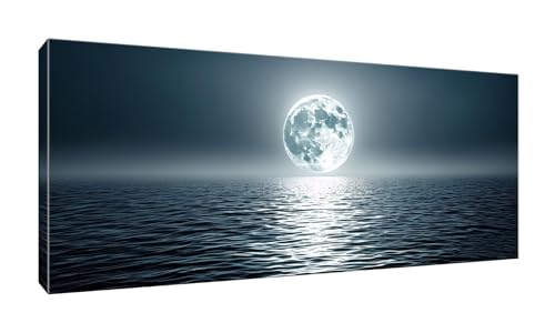 100x250cm 5D Diamond Painting Erwachsene Groß XXL Diamond Painting Sea Moon Diamant painting Kinder Stickerei Kunst Malerei Nach Zahlen Kits Diamond Painting Set für Wanddekoration zu Hause G-259 von Jalican