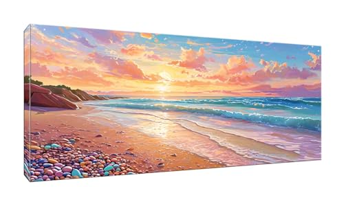 40x100cm 5D Diamond Painting Erwachsene Groß XXL Diamond Painting Strand Diamant painting Kinder Stickerei Kunst Malerei Nach Zahlen Kits Diamond Painting Set für Wanddekoration zu Hause G-274 von Jalican