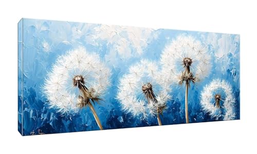 5D DIY Diamond Painting Kits Vollbohrer Groß 20x50cm, Löwenzahn Diamant Painting Kunst Bild Kit, Leinwand Kreuzstich Stickerei Nach Zahlen Painting Zubehör für Erwachsene/Wand/Wohnkultur G-644 von Jalican