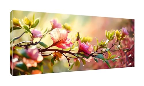 5D DIY Diamond Painting Kits Vollbohrer Groß 50x125cm, Blumen und Pflanzen Diamant Painting Kunst Bild Kit, Leinwand Kreuzstich Stickerei Nach Zahlen Painting Zubehör für Erwachsene Wohnkultur G-367 von Jalican