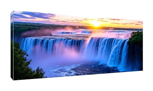 5D DIY Diamond Painting Kits Vollbohrer Groß 80x200cm, Niagarafälle Diamant Painting Kunst Bild Kit, Leinwand Kreuzstich Stickerei Nach Zahlen Painting Zubehör für Erwachsene/Wand/Wohnkultur G-606 von Jalican