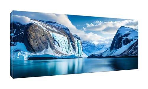 5D DIY Diamond Painting Kits Vollbohrer Groß 80x200cm, Norwegen Island Diamant Painting Kunst Bild Kit, Leinwand Kreuzstich Stickerei Nach Zahlen Painting Zubehör für Erwachsene/Wand/Wohnkultur G-621 von Jalican