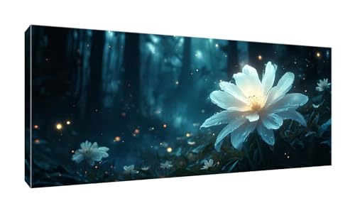 5D DIY Diamond Painting Kits Vollbohrer Groß 80x200cm, Wald Blumen Diamant Painting Kunst Bild Kit, Leinwand Kreuzstich Stickerei Nach Zahlen Painting Zubehör für Erwachsene/Wand/Wohnkultur G-677 von Jalican