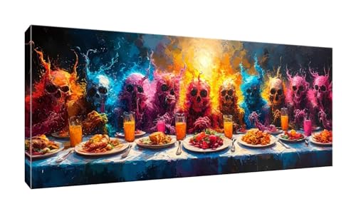 5D Diamond Painting Groß XXL Diamant Painting Bilder letztes Abendessen Diamond Art Erwachsene Full Drill DIY Diamant Kunst Malerei Stickerei Set Kreuzstich Bilder Home Wand Dekor 30x75cm G-1000 von Jalican