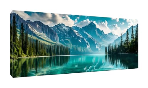 70x175cm 5D Diamond Painting Erwachsene Groß XXL Diamond Painting Berge See Diamant painting Kinder Stickerei Kunst Malerei Nach Zahlen Kits Diamond Painting Set für Wanddekoration zu Hause G-721 von Jalican