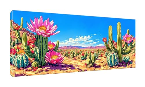 70x175cm 5D Diamond Painting Erwachsene Groß XXL Diamond Painting Desert Kaktus Diamant painting Kinder Stickerei Kunst Malerei Nach Zahlen Kits Diamond Painting Set für Wanddekoration zu Hause G-704 von Jalican