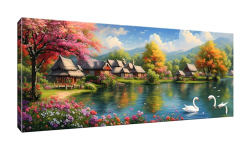 70x175cm 5D Diamond Painting Erwachsene Groß XXL Diamond Painting Wald Kabine Diamant painting Kinder Stickerei Kunst Malerei Nach Zahlen Kits Diamond Painting Set für Wanddekoration zu Hause G-688 von Jalican