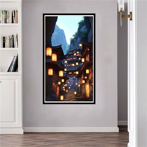 Hongyadong Diamond Painting Erwachsene 20x40cm, DIY 5D Diamant Painting Bilder kinder Malen Nach Zahlen Set, Diamond Art Full Diamant Malerei Kunst Basteln für Home Wand Dekor J-262 von Jalican