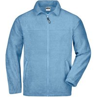 James & Nicholson® Herren Fleecejacke "JN044" hellblau Größe 2XL von James & Nicholson®