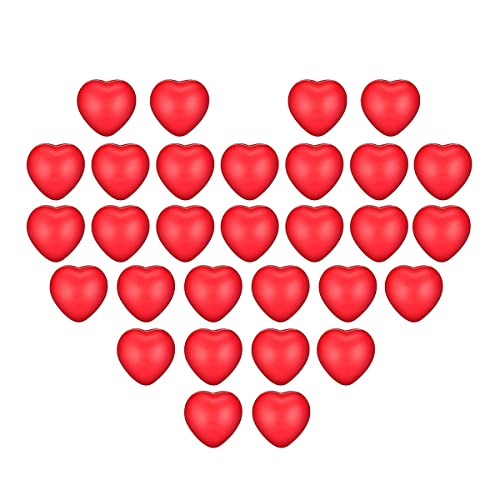 Janasiba 30 STK. Rote -StressbäLle zum Valentinstag, StressbäLle für Schulkarneval Als Belohnung, Valentinstags-PartytüTen-GeschenkfüLler Janasiba 30 STK. Rote -StressbäLle zum Valentinstag, StressbäLle für Schulkarneval Als Belohnung, Valentinstags-PartytüTen-GeschenkfüLler von Janasiba