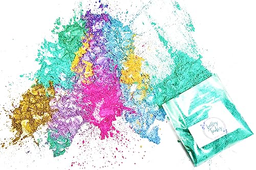 Jane's Farbpigmente für Epoxidharz Resin sehr feiner Glitter metallisch-schimmernde-perlenartige Effekte, Farbpigment:Eisblau, Menge:5g von Jane`s