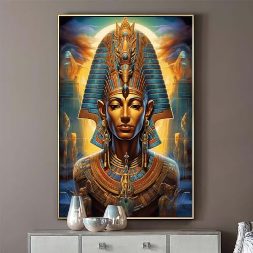 Diamond Painting Ägypten 50x60 cm,Diamant Painting Bilder,Malen Nach Zahlen Erwachsene Kinder,DIY Diamond Art Painting Kits,Full Diamanten Painting Mosaic Malerei Stickerei Set,Home Wand Dekor S187 von Janktie