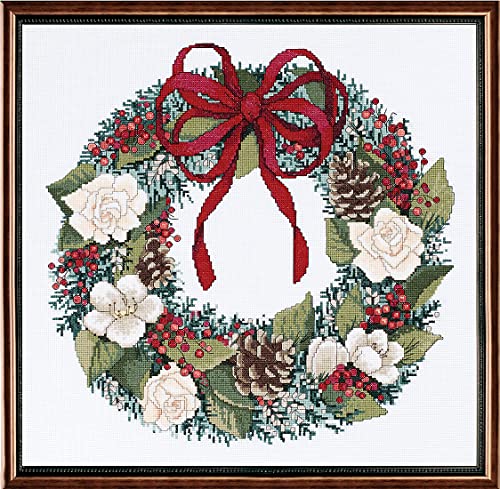 Janlynn 21-1415 Kreuzstich-Set, Motiv: Weihnachtstraditionen, 14-fädig, 36,6 x 36,6 cm von Janlynn