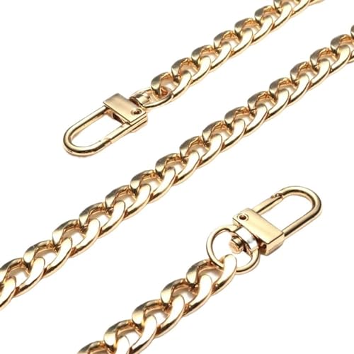 Janmobrian Wallet Chain,Taschenkette 1 Stück DIY. Bag Strap Ersatz Geldbörse Kette Umhängetasche Riemen Aluminiumketten for kleine Handtaschen Zubehör Taschen Gürtel(Rose Gold,120) von Janmobrian