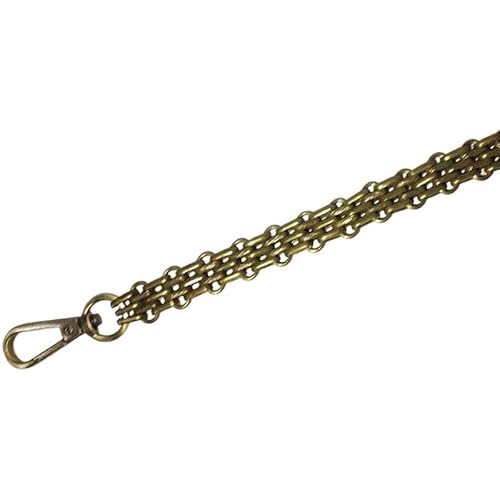 Janmobrian Wallet Chain,Taschenkette 1 stücke 16mm breite Tasche Kette - DIY. Metallkette Schulter Crossbody Bag Strap Griff for große Handtaschen(Bronze,100) von Janmobrian