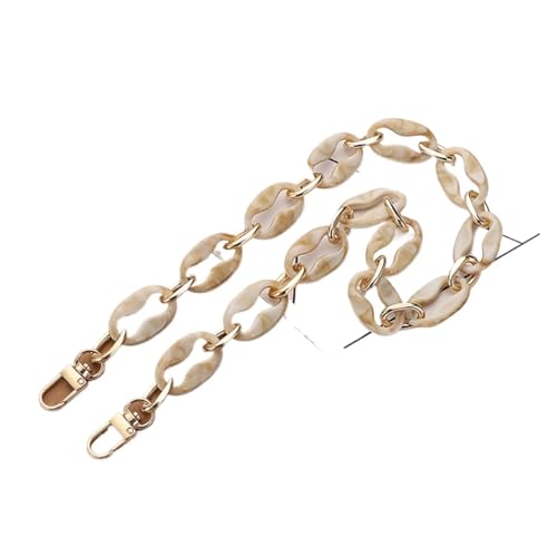 Janmobrian Wallet Chain,Taschenkette 60 cm Beutel Kette Tasche Strap Abnehmbare Tasche Zubehör Damenkette for Taschen Geldbörse Kette Tasche Griff(Beige 60cm) von Janmobrian