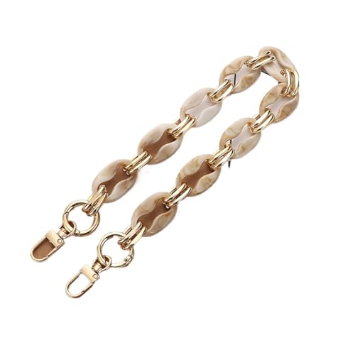 Janmobrian Wallet Chain,Taschenkette 60 cm Beutel Kette Tasche Strap Abnehmbare Tasche Zubehör Damenkette for Taschen Geldbörse Kette Tasche Griff(Light beige 60cm) von Janmobrian