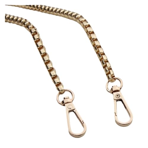 Janmobrian Wallet Chain,Taschenkette Handtasche Crossbody-Geldbörse Ersatz Licht Geldbörse Kette Umhängetasche Trägern Kleine Handtaschen Frauen Handtasche Zubehör(Type1 Light Gold,100) von Janmobrian